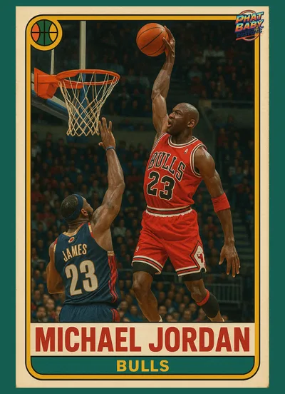 Jordan Dunks on Lebron